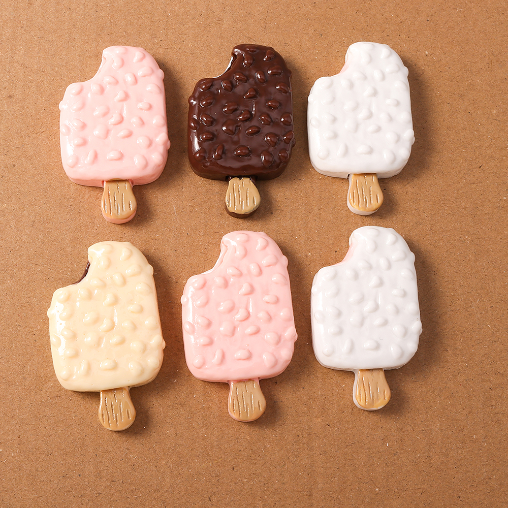 4pcs Simulation Food Ice Cream - Craft Embellishment ulasan dan harga