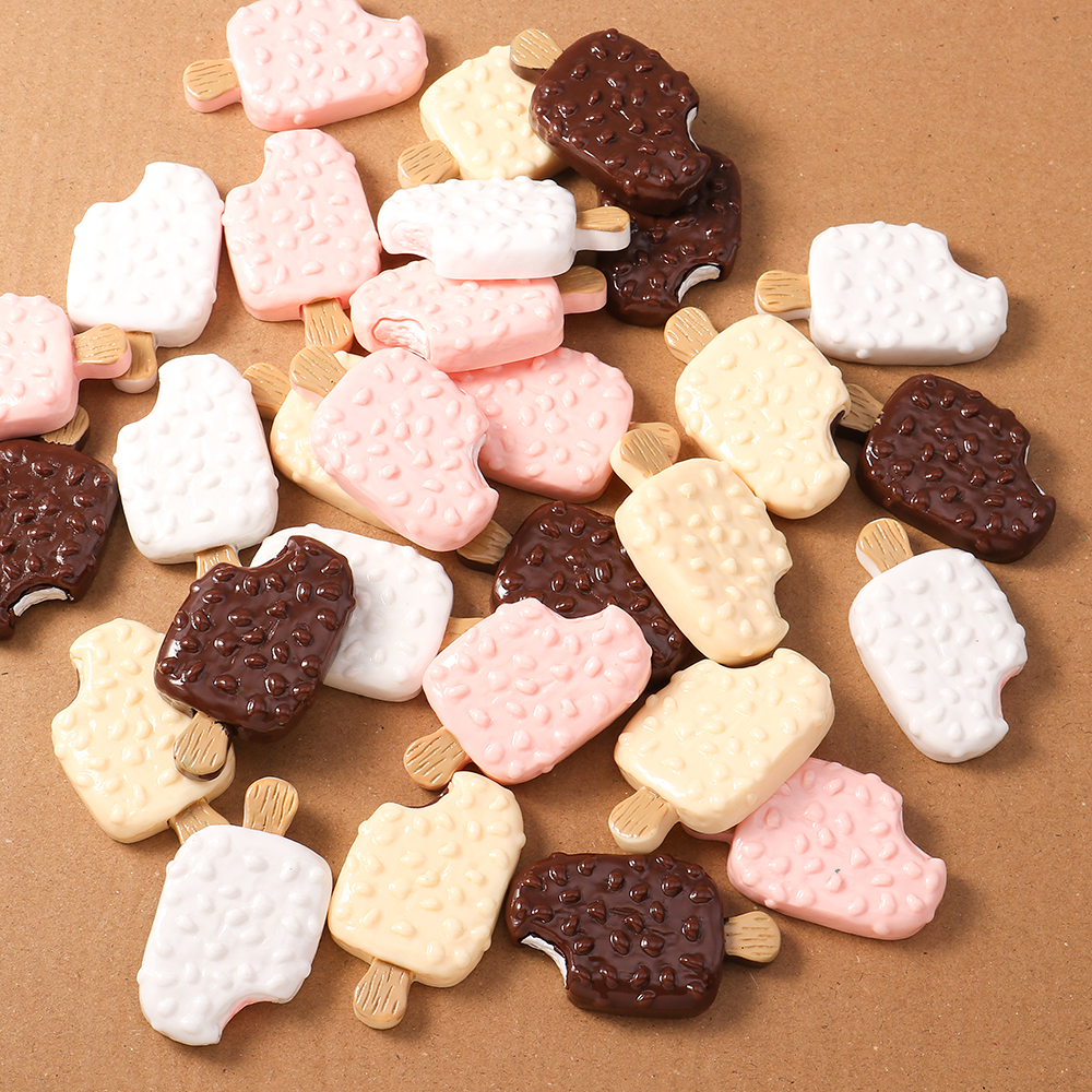 4pcs Simulation Food Ice Cream - Craft Embellishment ulasan dan harga