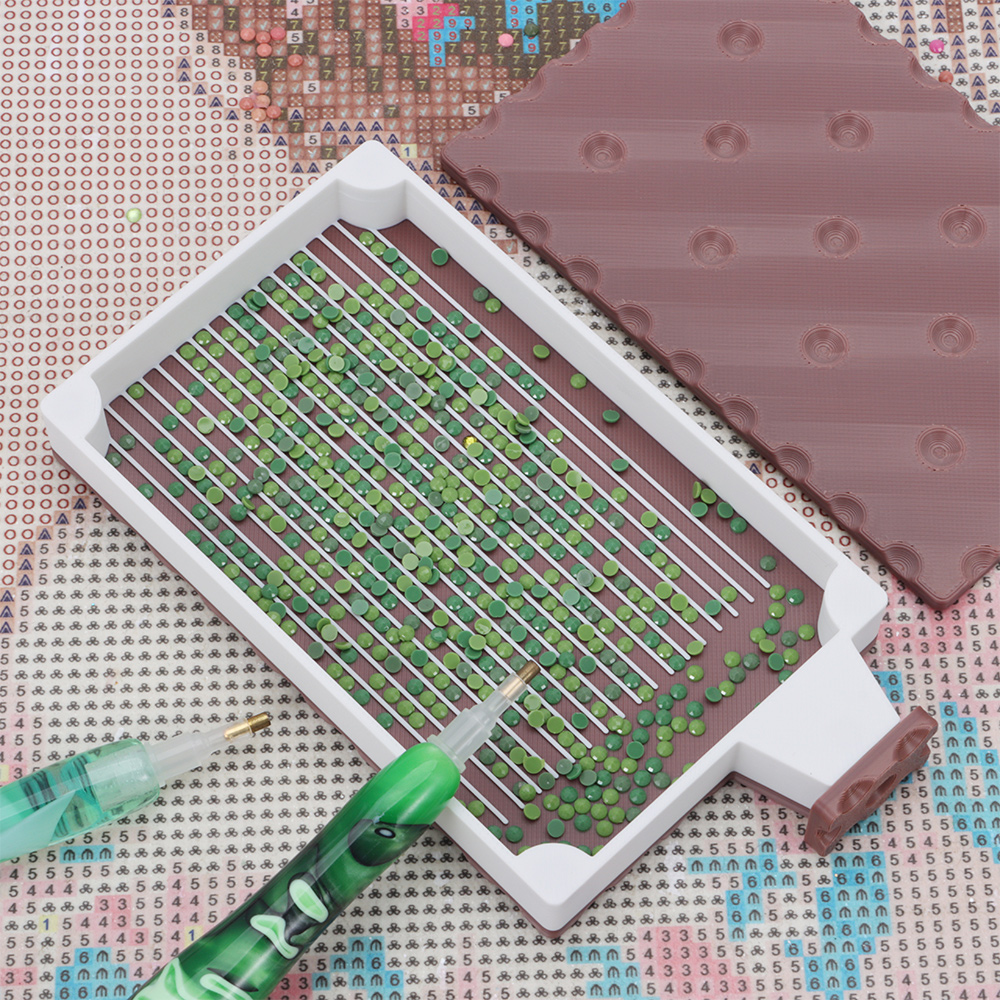 DIY Craft Diamond Painting Tra - Craft Embellishment Storage ulasan dan harga