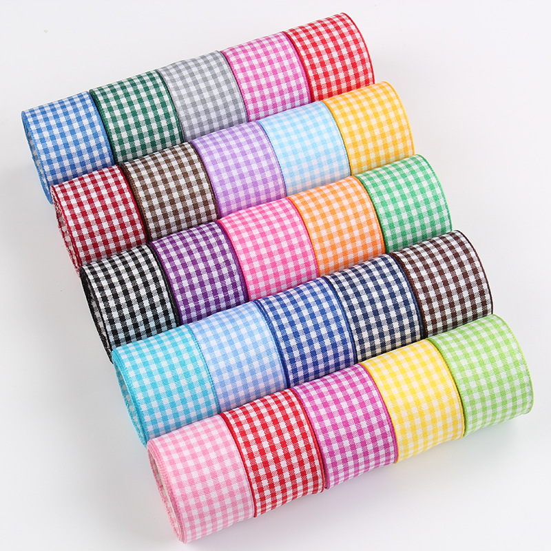5Yards/Roll Plaid Ribbons Gros - Velvet Ribbon Roll ulasan dan harga