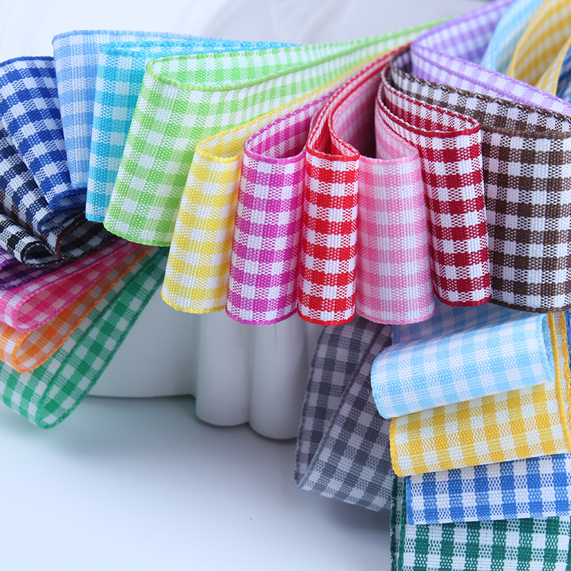 5Yards/Roll Plaid Ribbons Gros - Velvet Ribbon Roll ulasan dan harga