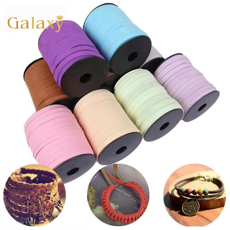 10mm 45m/Roll Korean Flat Faux - Velvet Ribbon Roll ulasan dan harga