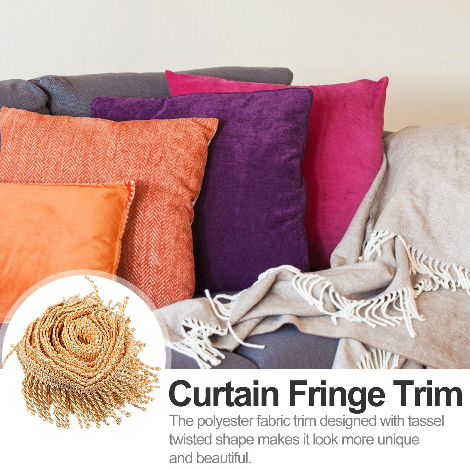 Curtain Bullion Fringe Trim Po - Tassel Fringe Trim ulasan dan harga