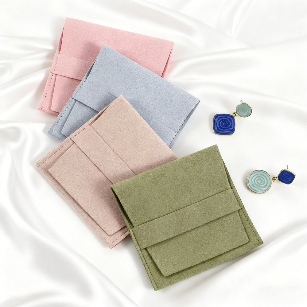 5Pcs Jewelty Bag 6.2x6.2cm/8x8 - Velvet Ribbon Roll ulasan dan harga