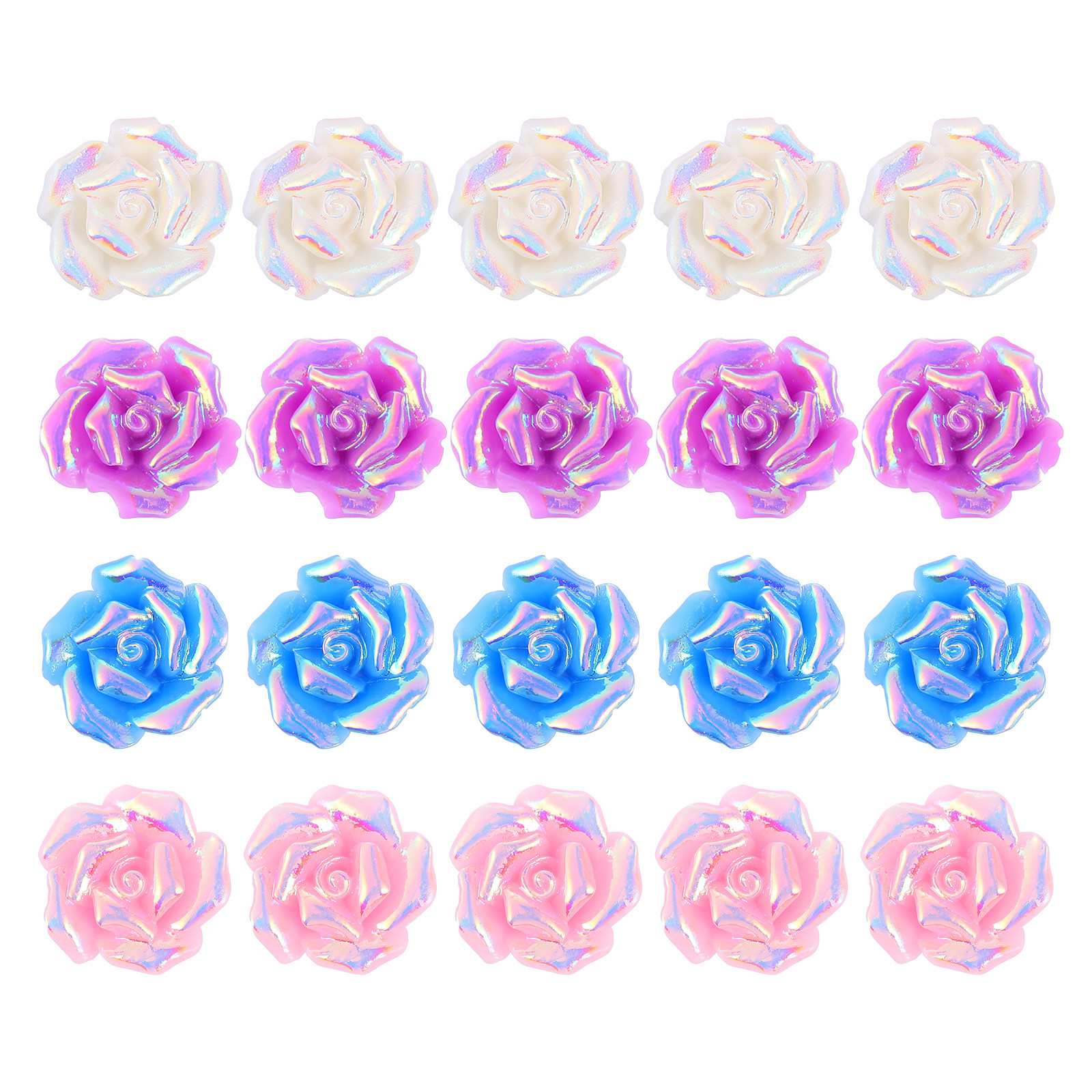 20Pcs Rose Flower Accessories  - Craft Embellishment ulasan dan harga