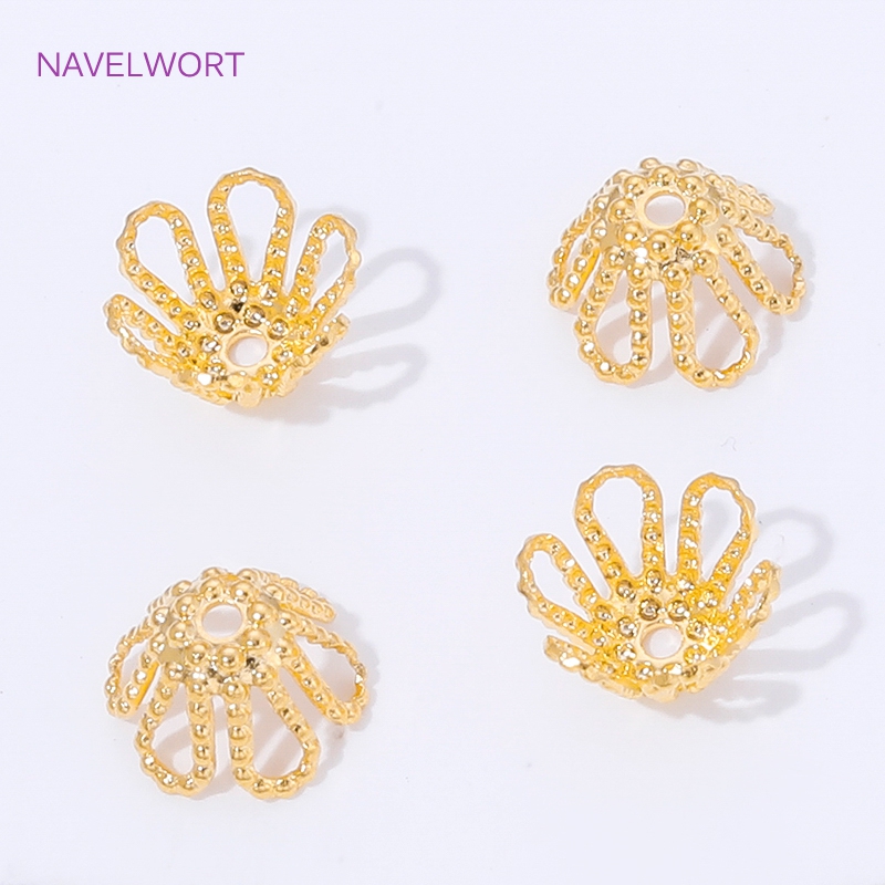 18K Gold Plated Spacer Beads C - Embellishment Crafts ulasan dan harga