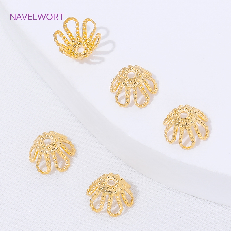 18K Gold Plated Spacer Beads C - Embellishment Crafts ulasan dan harga