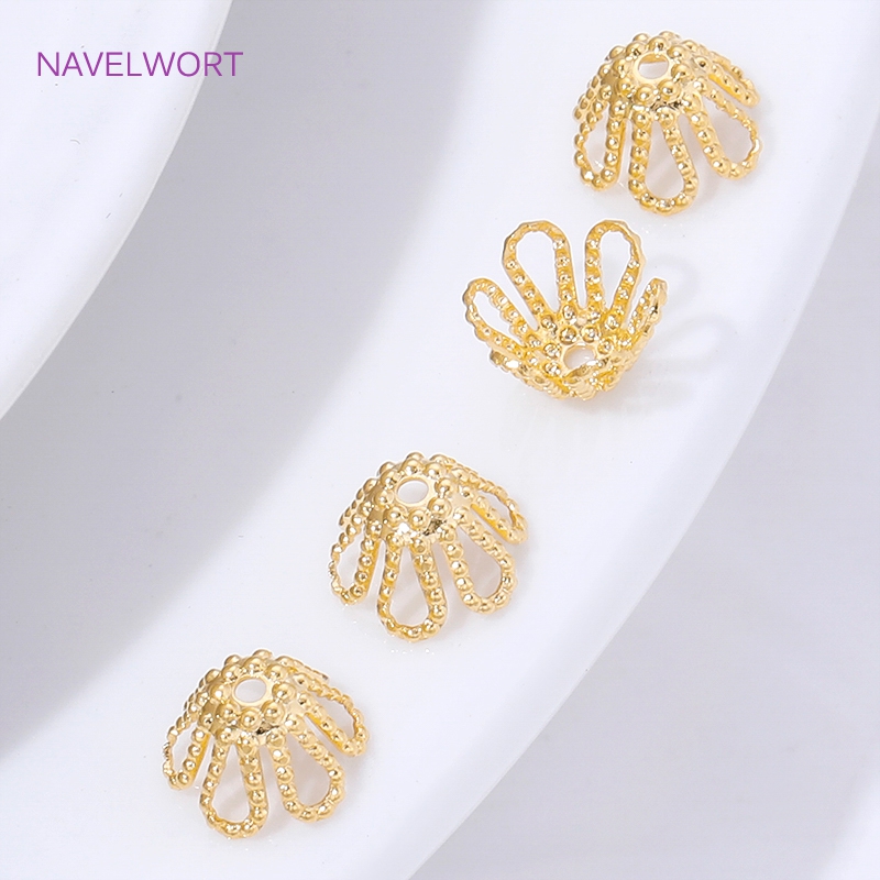 18K Gold Plated Spacer Beads C - Embellishment Crafts ulasan dan harga