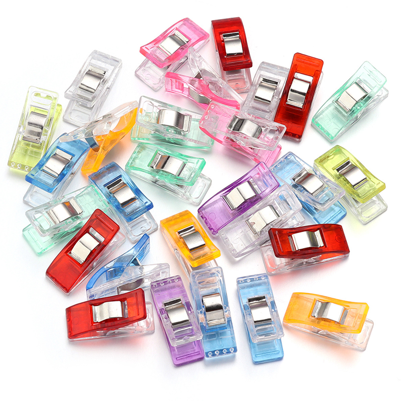 20/40PCS Random Color Clip Pla - Embroidery Craft ulasan dan harga