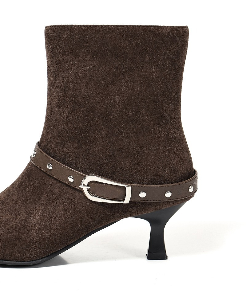 New Winter Suede Women High Bo - Guipure Lace Panel ulasan dan harga