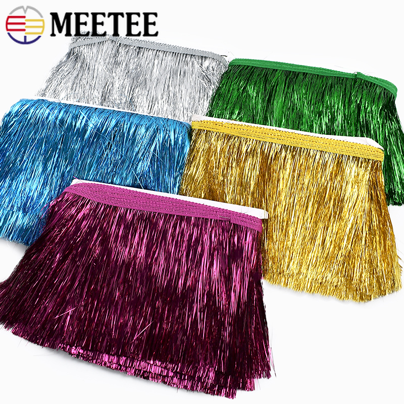 10/15/20cm Gold Metallic Threa - Fringe Ribbon Sewing ulasan dan harga
