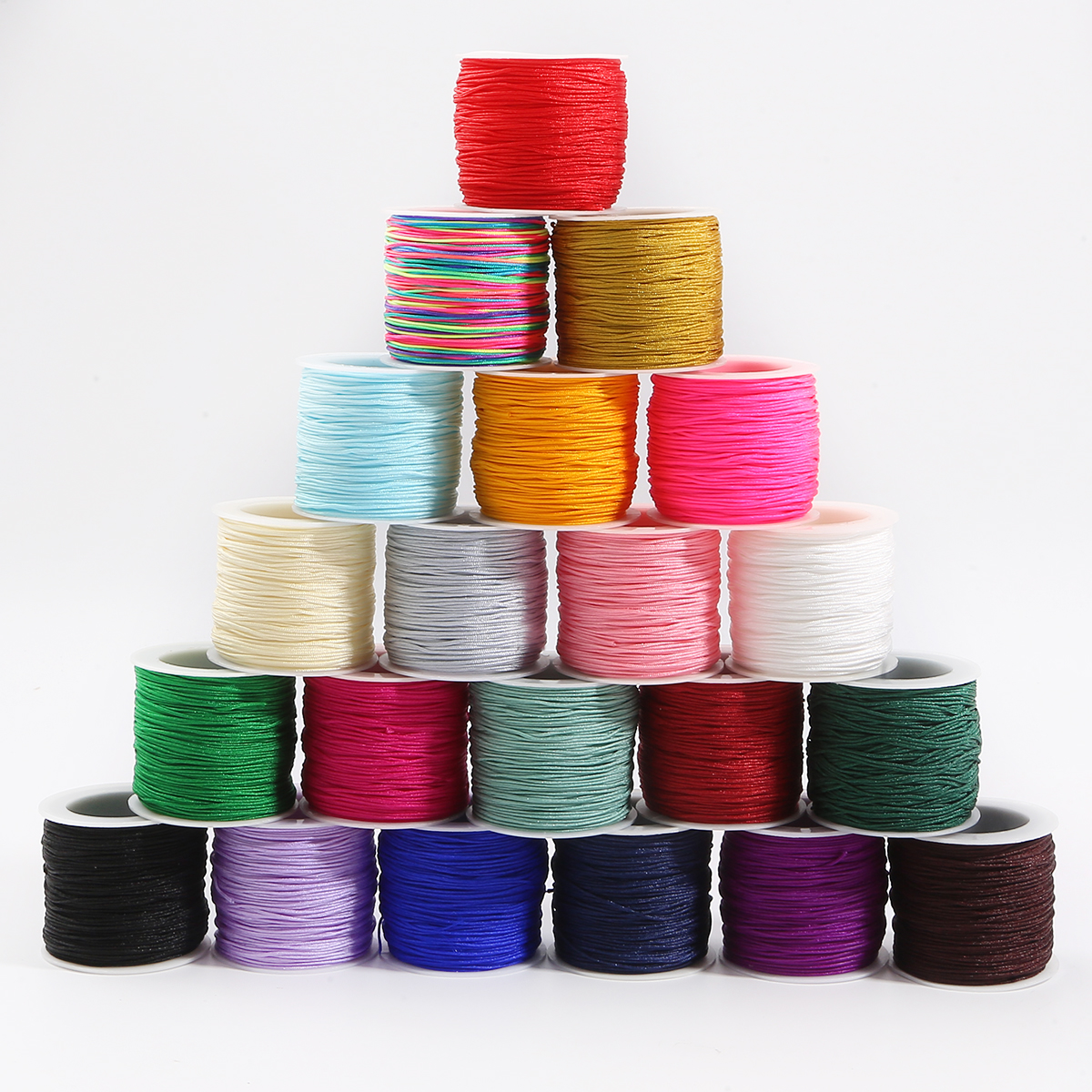 0.8mm 45m Crafts Nylon Cord Fo - Beaded Trim Fringe ulasan dan harga
