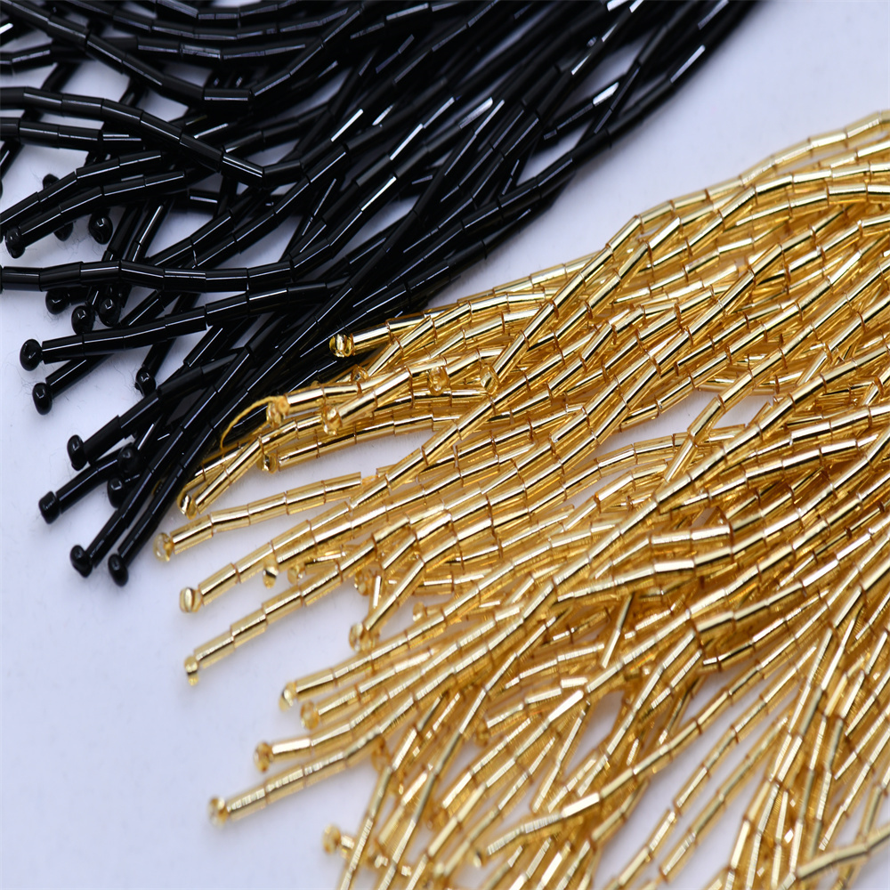 15cm wide 1 bundle gold silver - Beaded Trim Fringe ulasan dan harga
