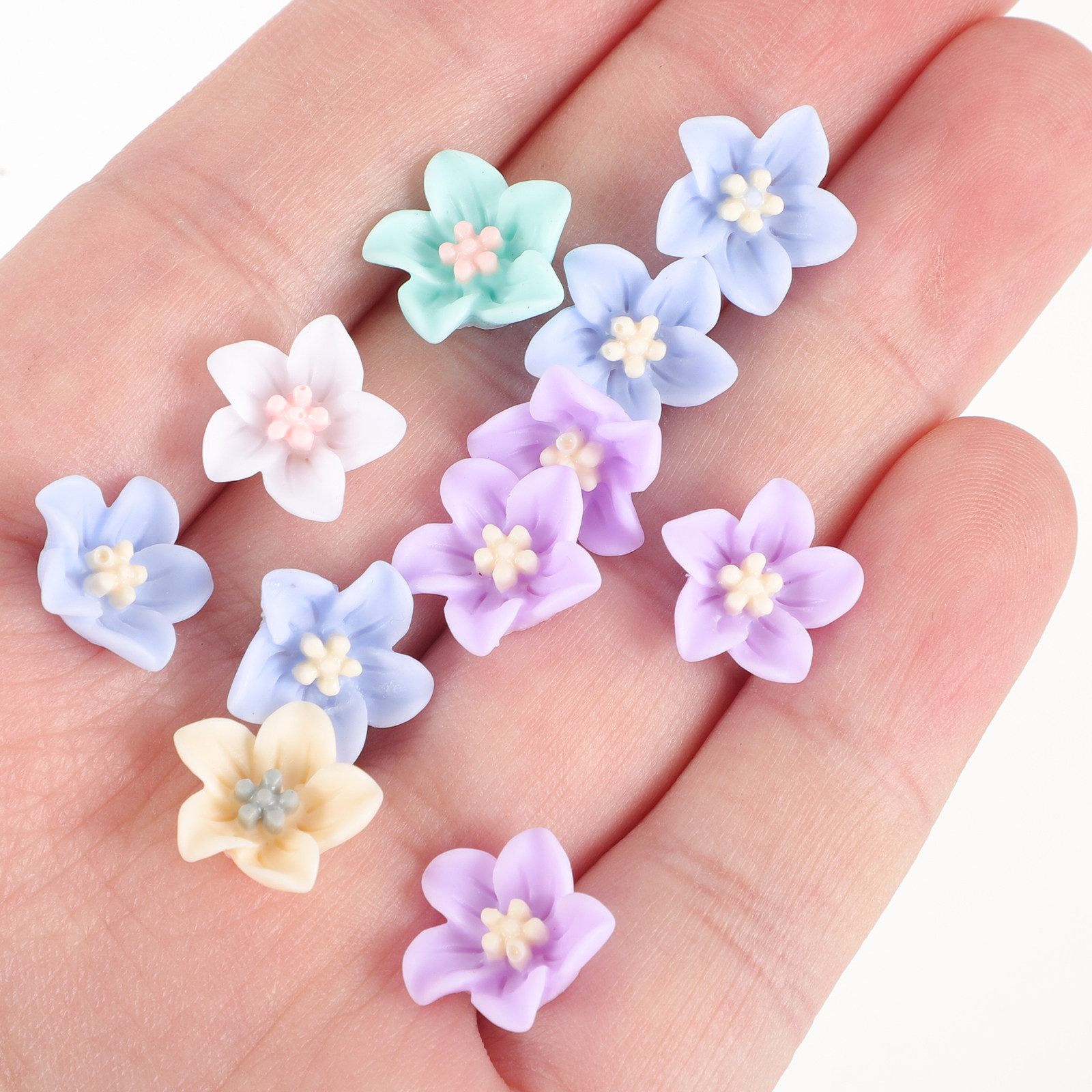 200Pcs Unique Resin Flower Emb - Craft Embellishment ulasan dan harga