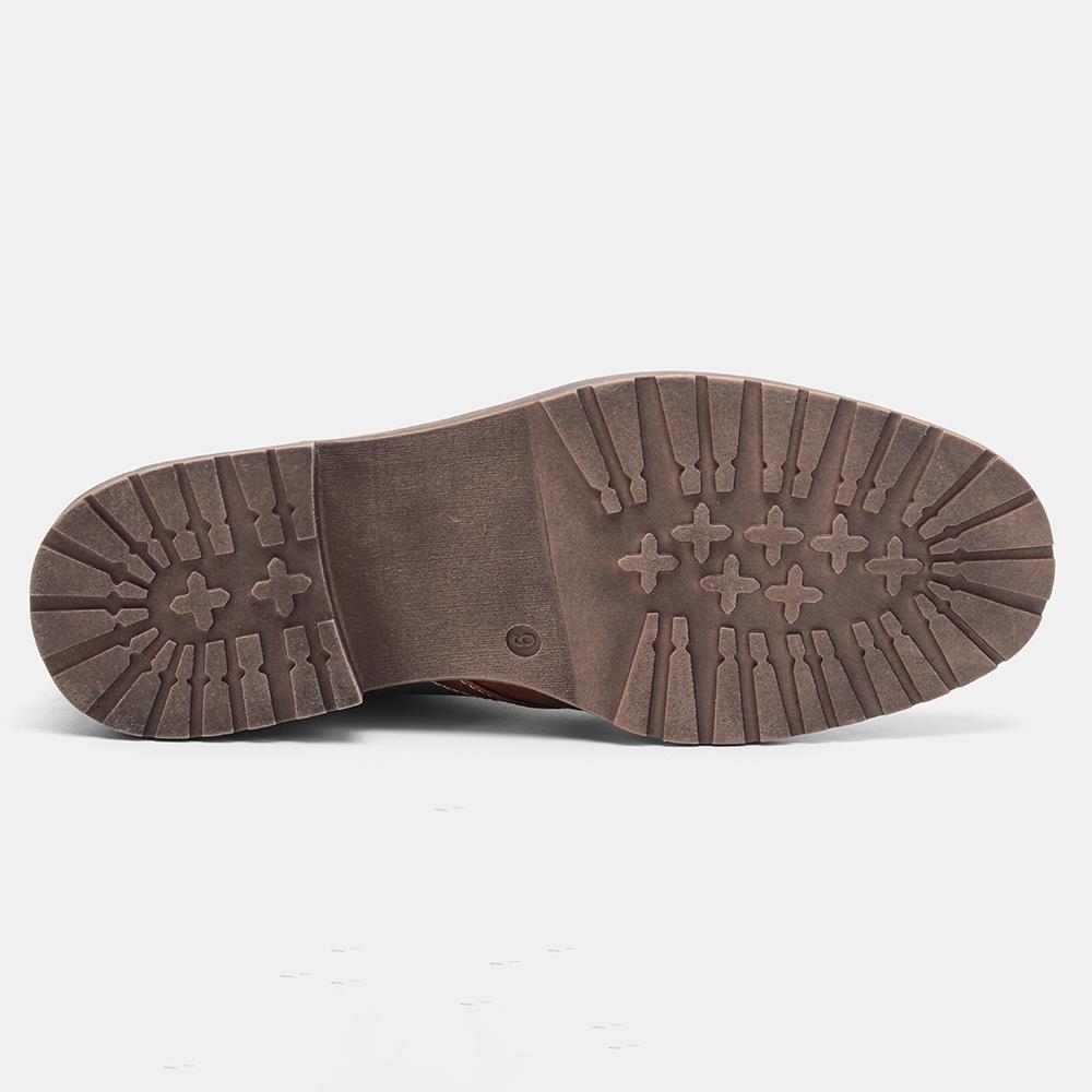 Boots Men Brand Retro Comforta - Guipure Lace Panel ulasan dan harga