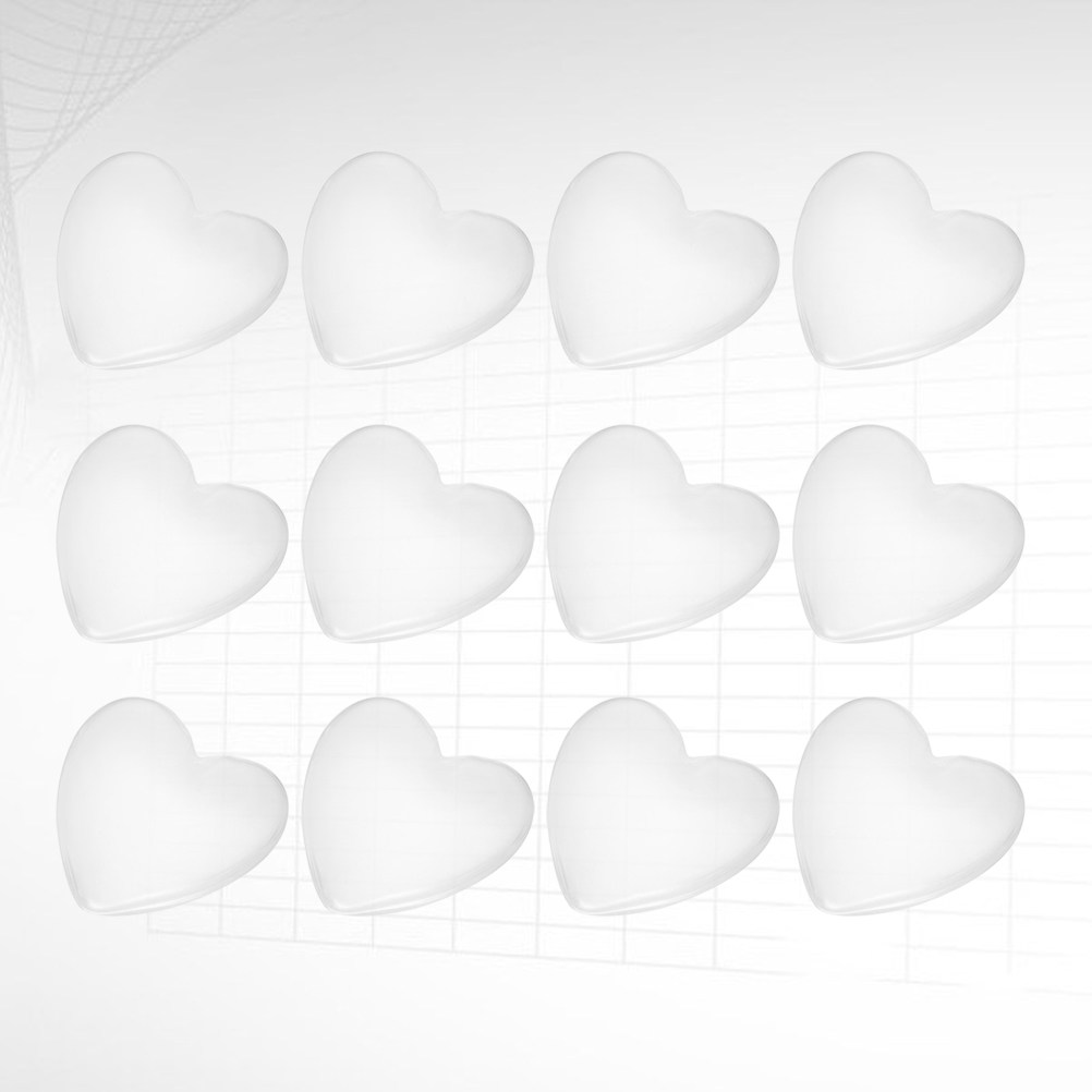 100Pcs Heart Shaped Glass Stic - Craft Embellishment ulasan dan harga