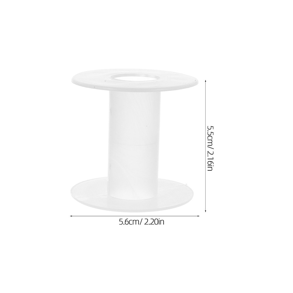 5Pcs Plastic Empty Thread Spoo - Embroidery Craft ulasan dan harga
