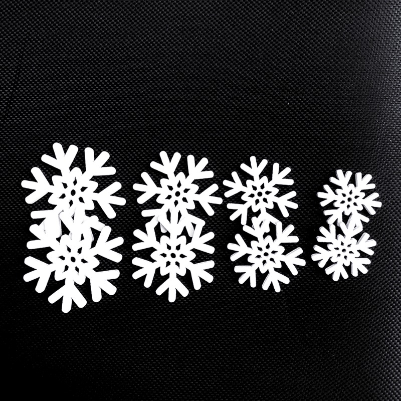 50pcs 20mm 25mm 30mm 35mm Mix  - Christmas Craft Embellishment ulasan dan harga