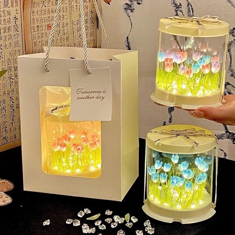 DIY Tulip Lamp Simulation Flow - Embellishment Crafts ulasan dan harga