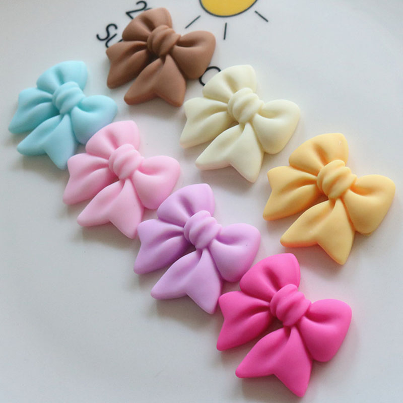 10PCS 30*29mm Bowknot Resin De - Embellishment Glue Craft ulasan dan harga