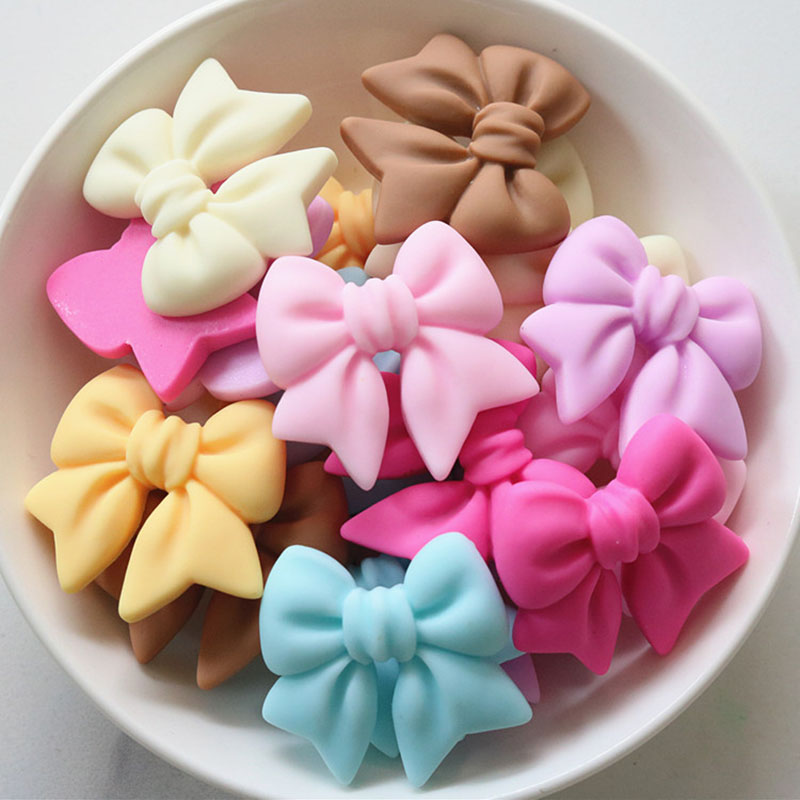 10PCS 30*29mm Bowknot Resin De - Embellishment Glue Craft ulasan dan harga
