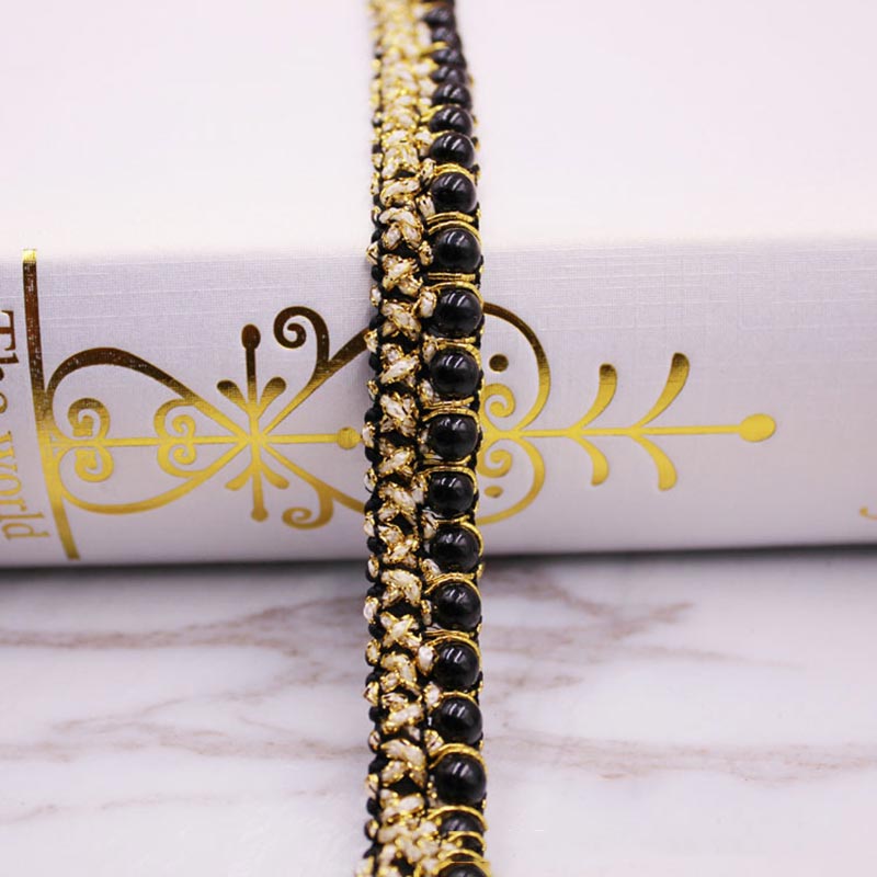 10yards DIY accessories Pearl  - Fringe Ribbon Sewing ulasan dan harga