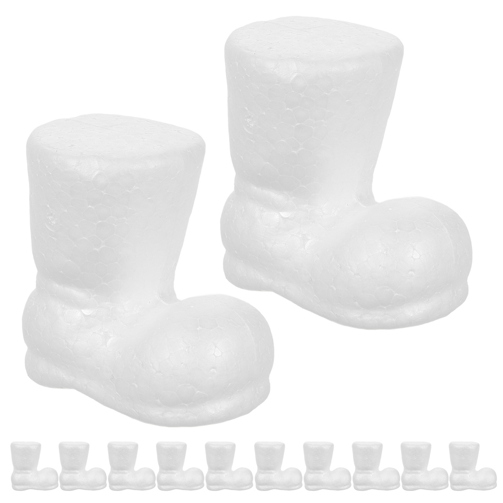 12Pcs Foam Christmas Boots Bla - Christmas Craft Embellishment ulasan dan harga