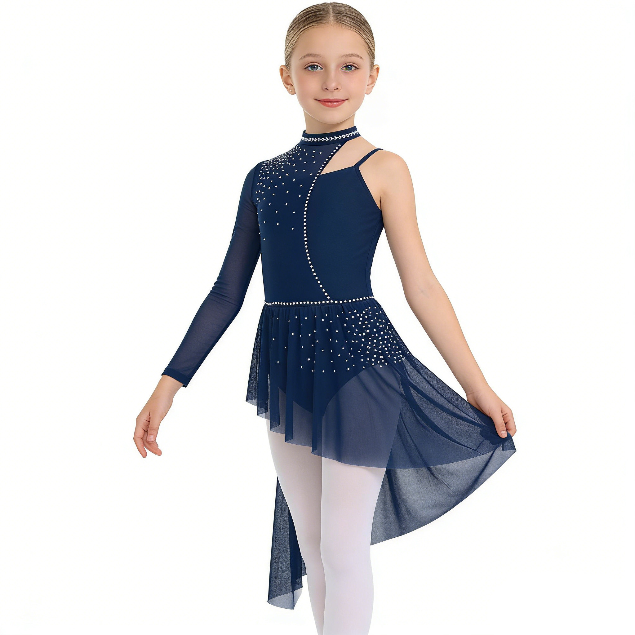Kids Girls Modern Lyrical Danc - Rhinestone Banding Trim ulasan dan harga