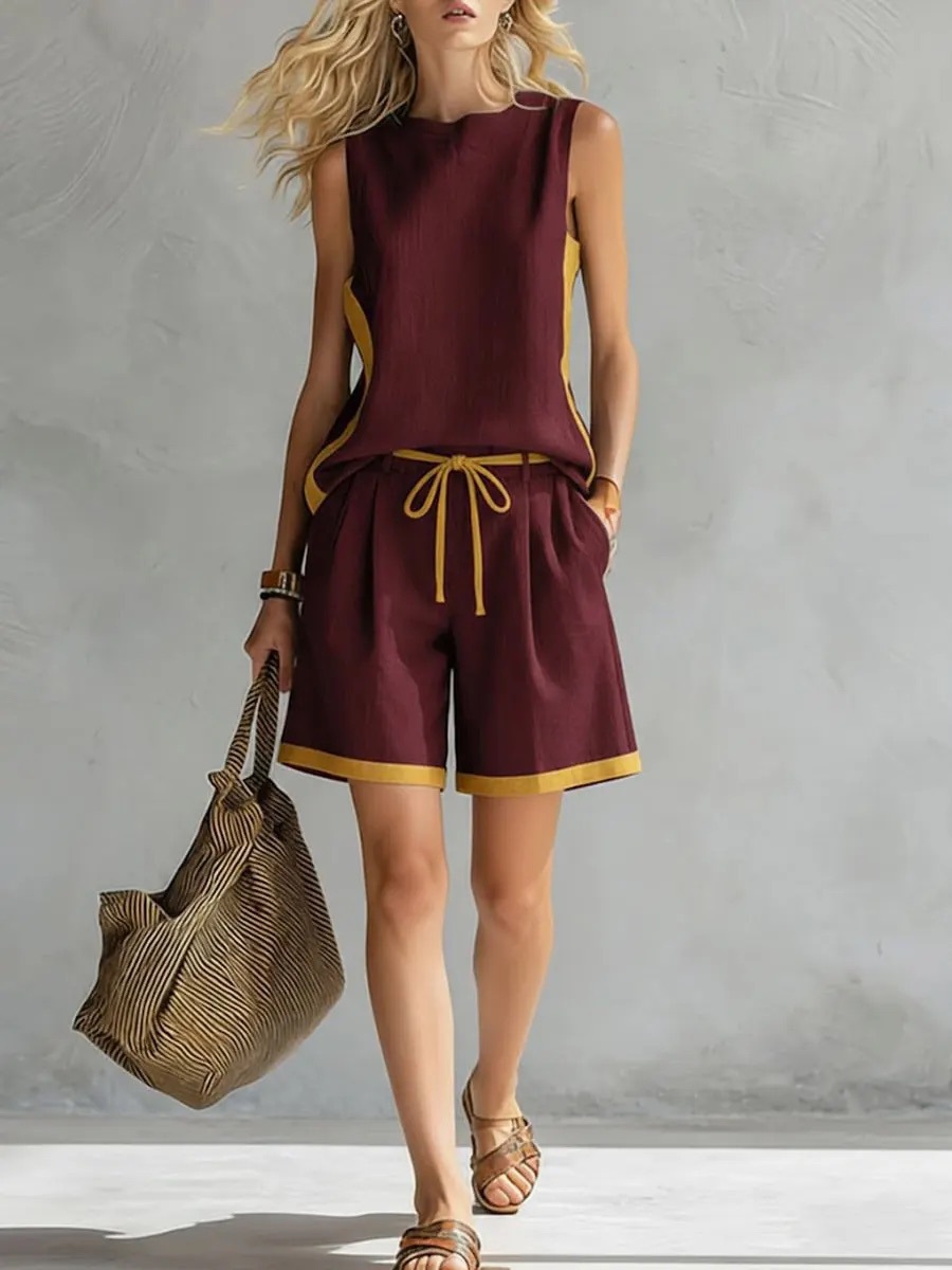 Women's Two Piece Set Color Bl - Elastic Lace Trim ulasan dan harga
