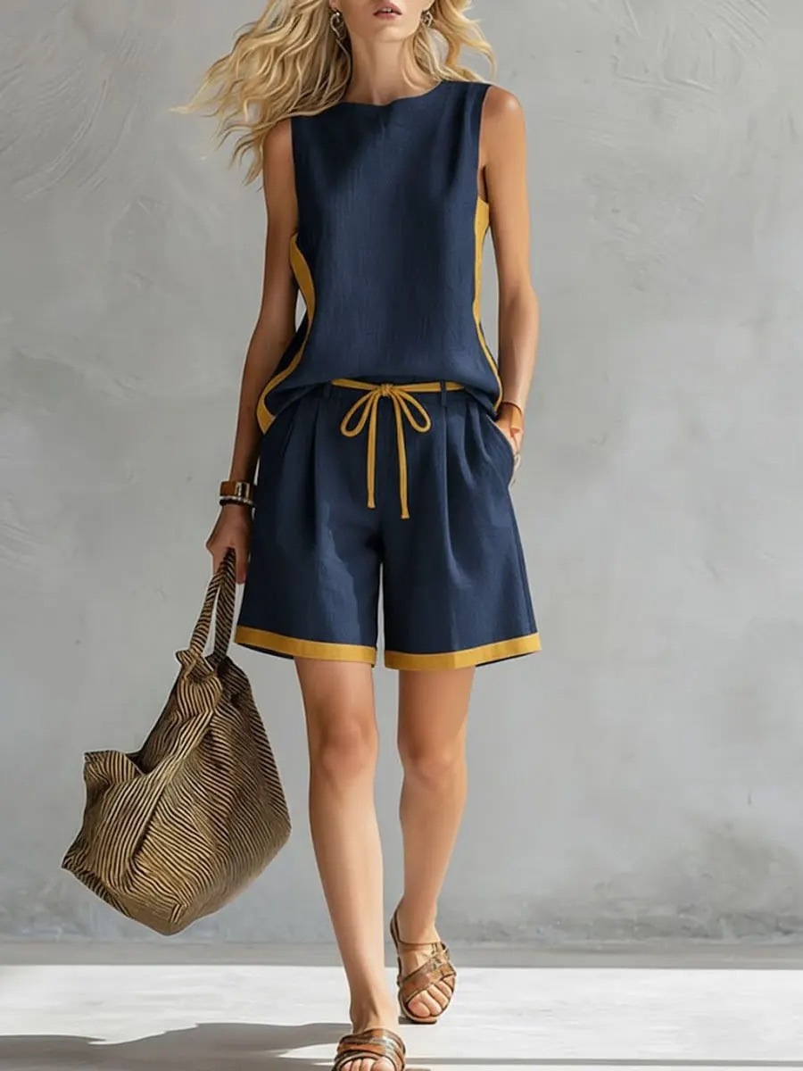 Women's Two Piece Set Color Bl - Elastic Lace Trim ulasan dan harga