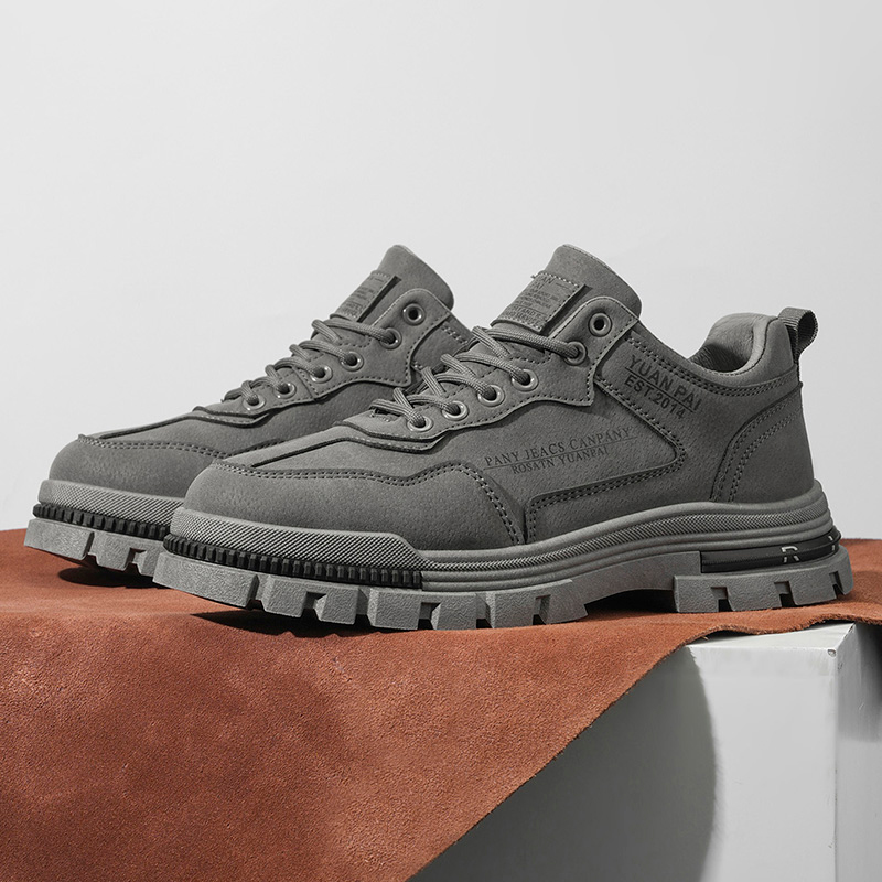 Men's Thick Sole Work Boots No - Guipure Lace Panel ulasan dan harga