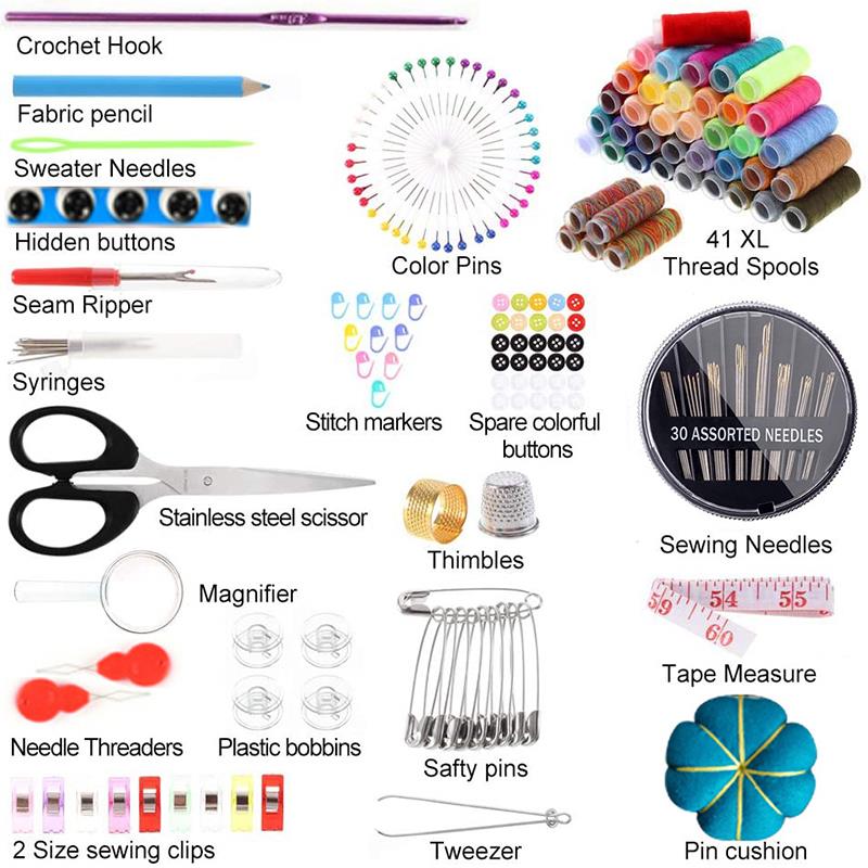 Sewing Kits DIY Multi-function - Craft Embellishment Storage ulasan dan harga