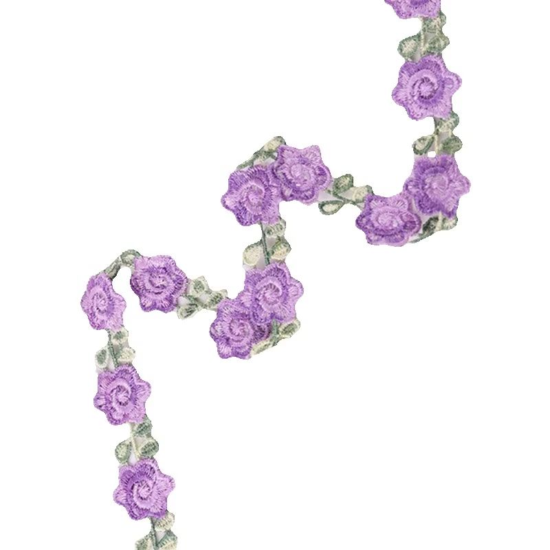 1/3/5Y Colorful Plum Bossom Fl - Lace Ribbon Trim ulasan dan harga