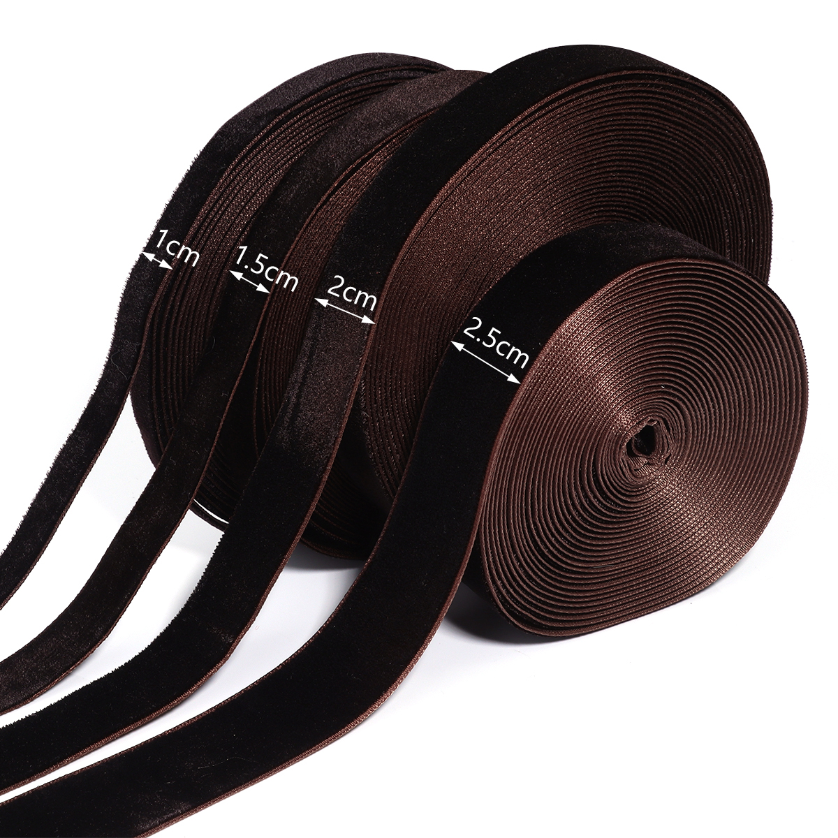 5-10yards/roll Velvet Ribbons  - Velvet Ribbon Roll ulasan dan harga