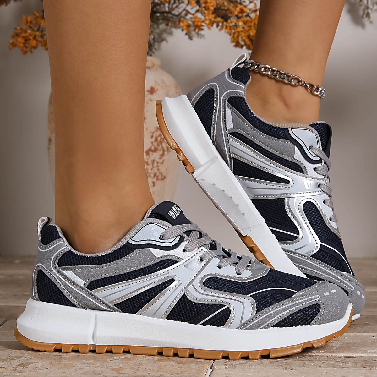 Designer Women Sneakers 2026 S - Guipure Lace Panel ulasan dan harga