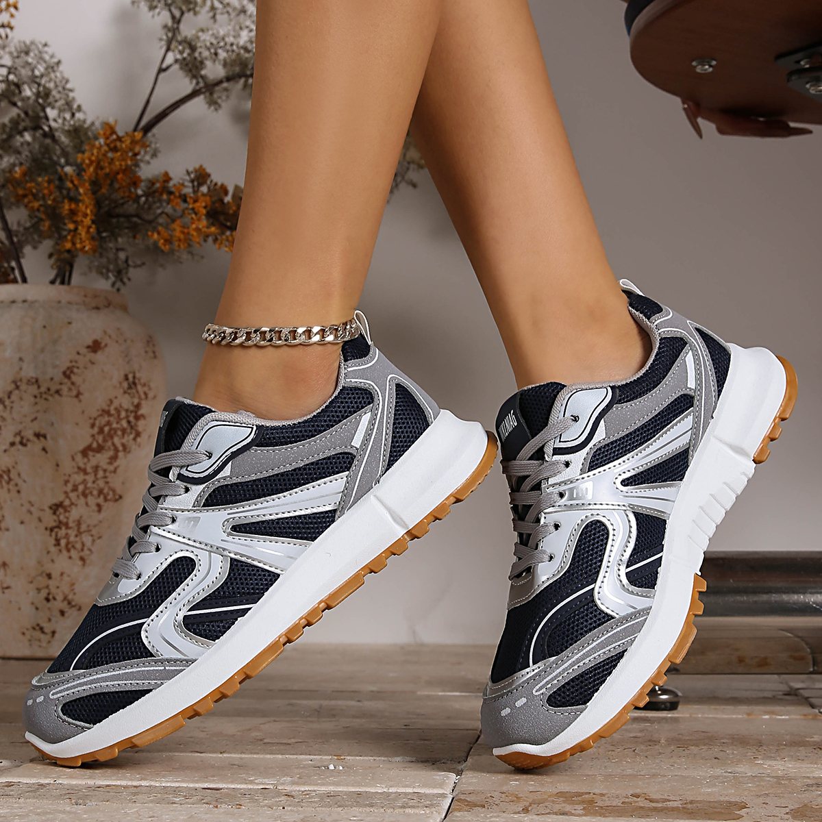 Designer Women Sneakers 2026 S - Guipure Lace Panel ulasan dan harga