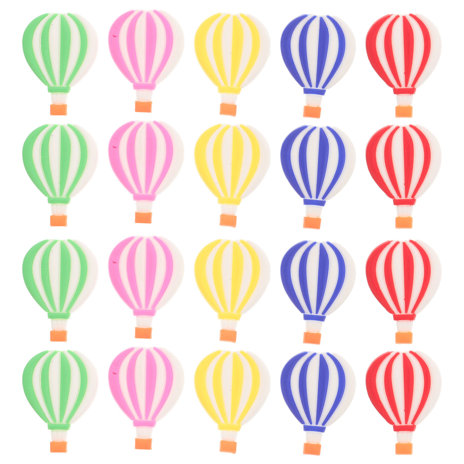20Pcs Hot Air Balloon Phone Ca - Craft Embellishment ulasan dan harga
